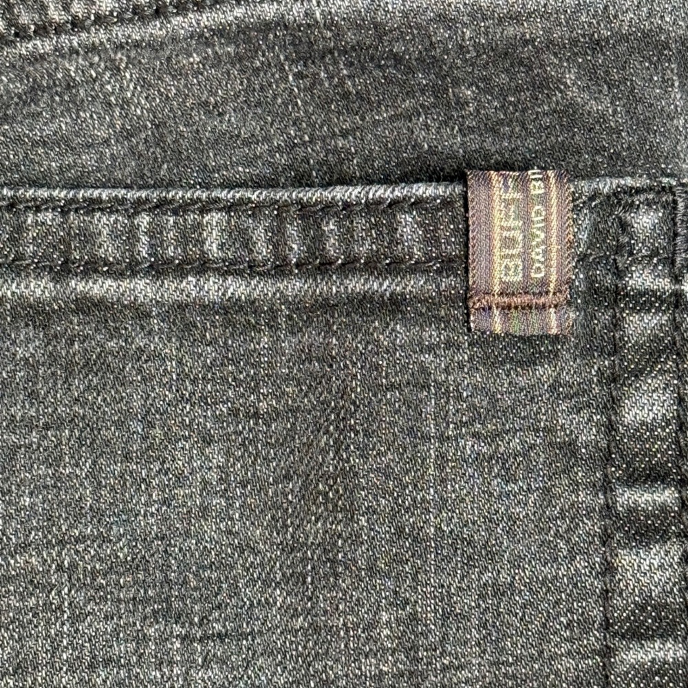 Mens Buffalo David Bitton Jeans | Waist 34 | Black Jackson Straight Stretch - Picture 6 of 16